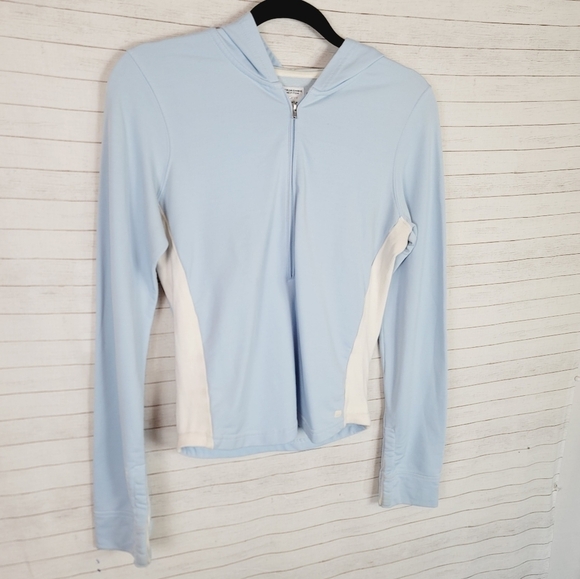 A&F RETRO LOOK FULL ZIP HOODED TRACK JACKET, SZ MEDIUM - Picture 3 of 12